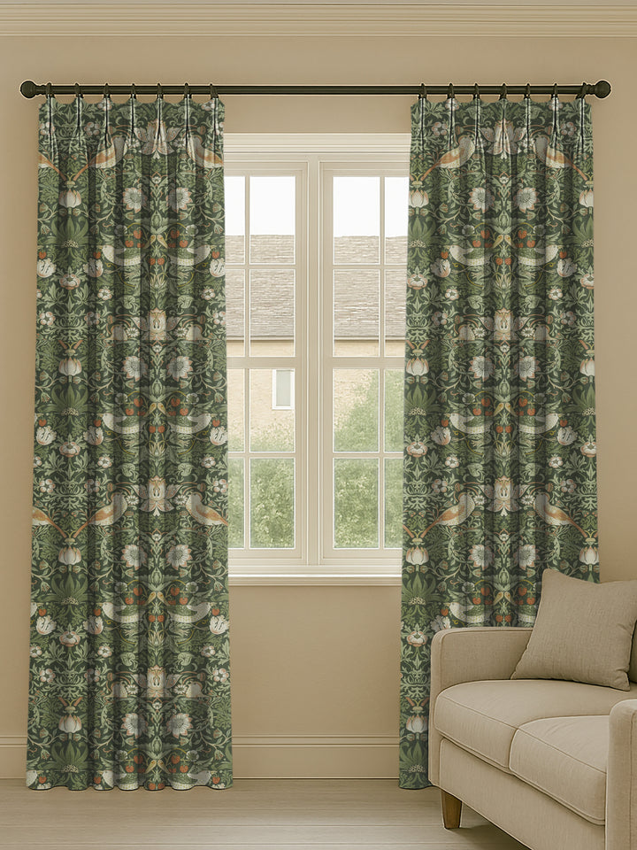 Bespoke Curtains | Strawberry Thief