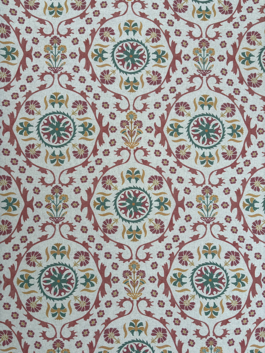 Edna New Linen - Red/Gold
