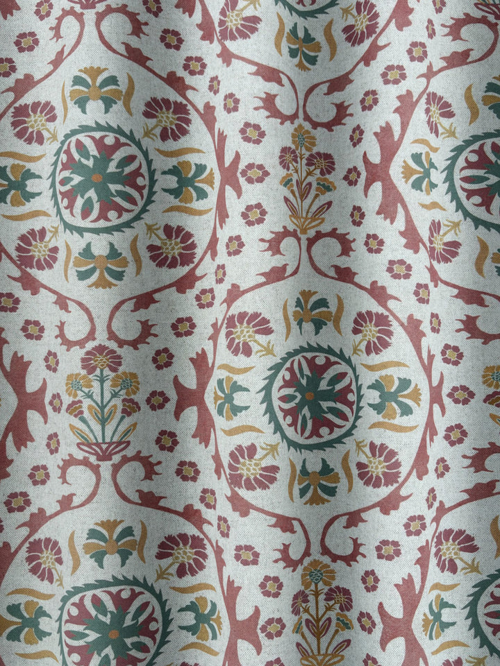 Edna New Linen - Red/Gold