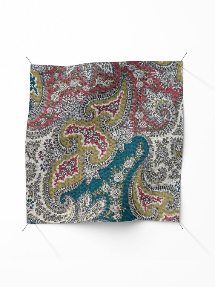 Kolby - Teal Red Gold
