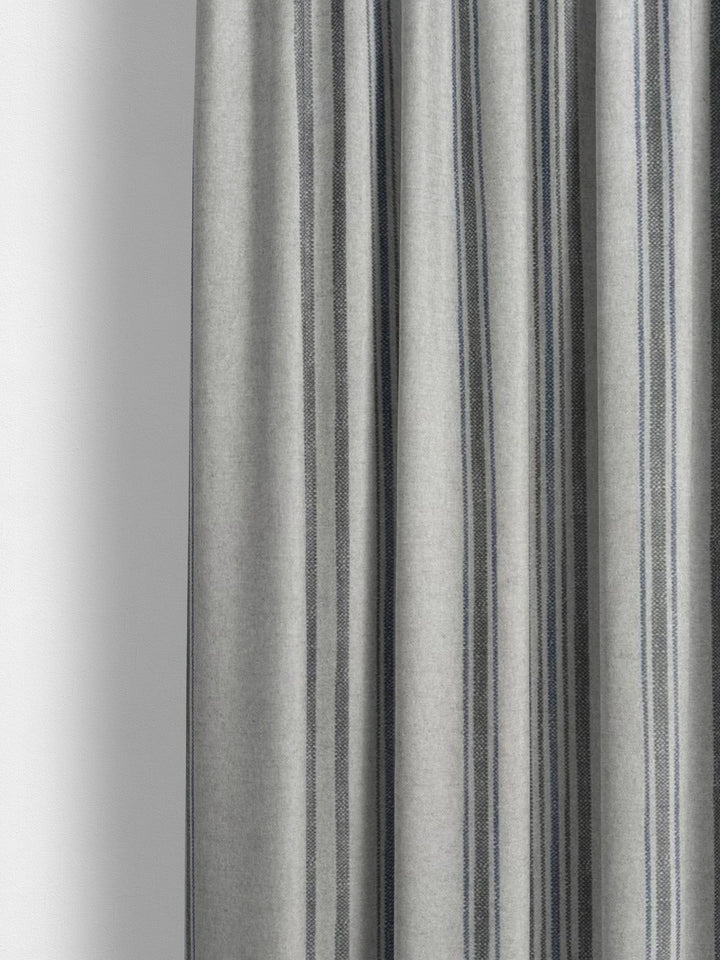 Greca Stripe - Grey/Blue