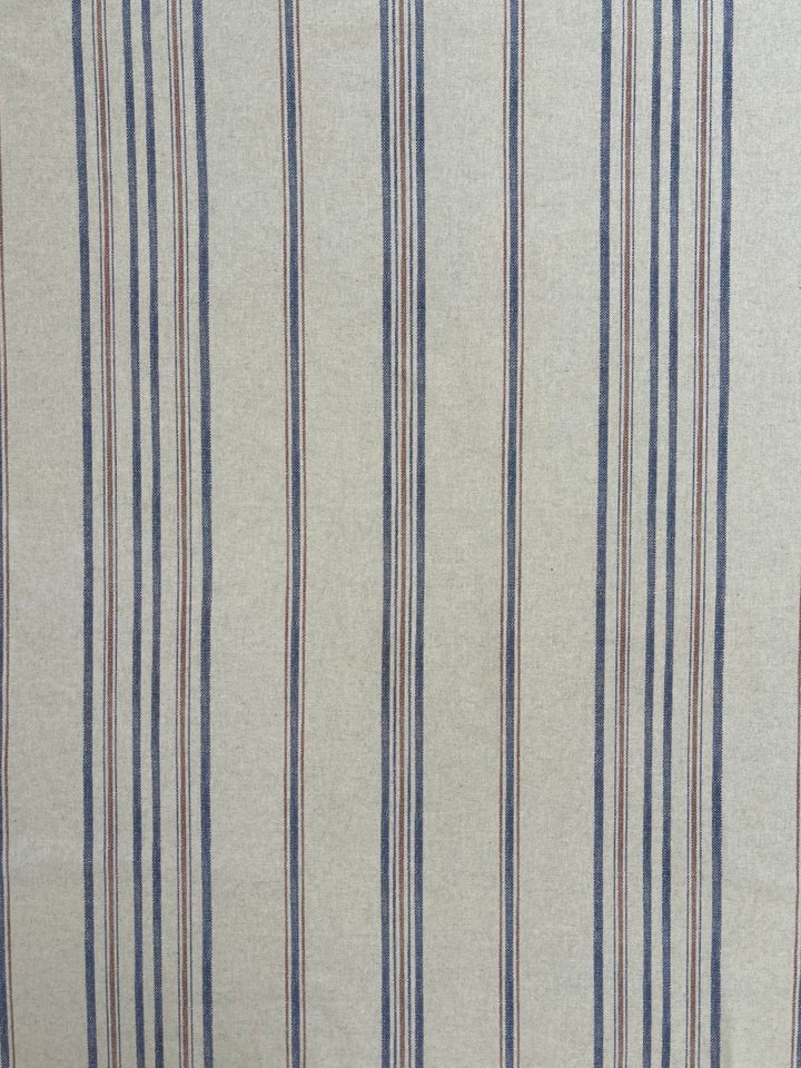 Greca Stripe - Navy/Soft Red