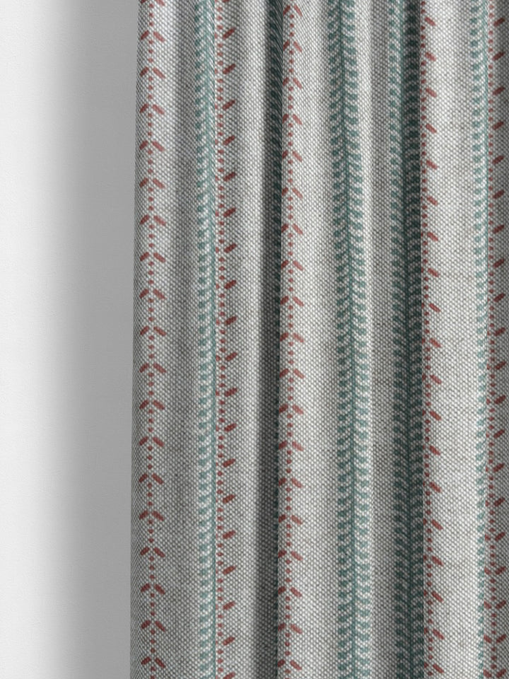 Selby Linen - Coral / Eau de Nil