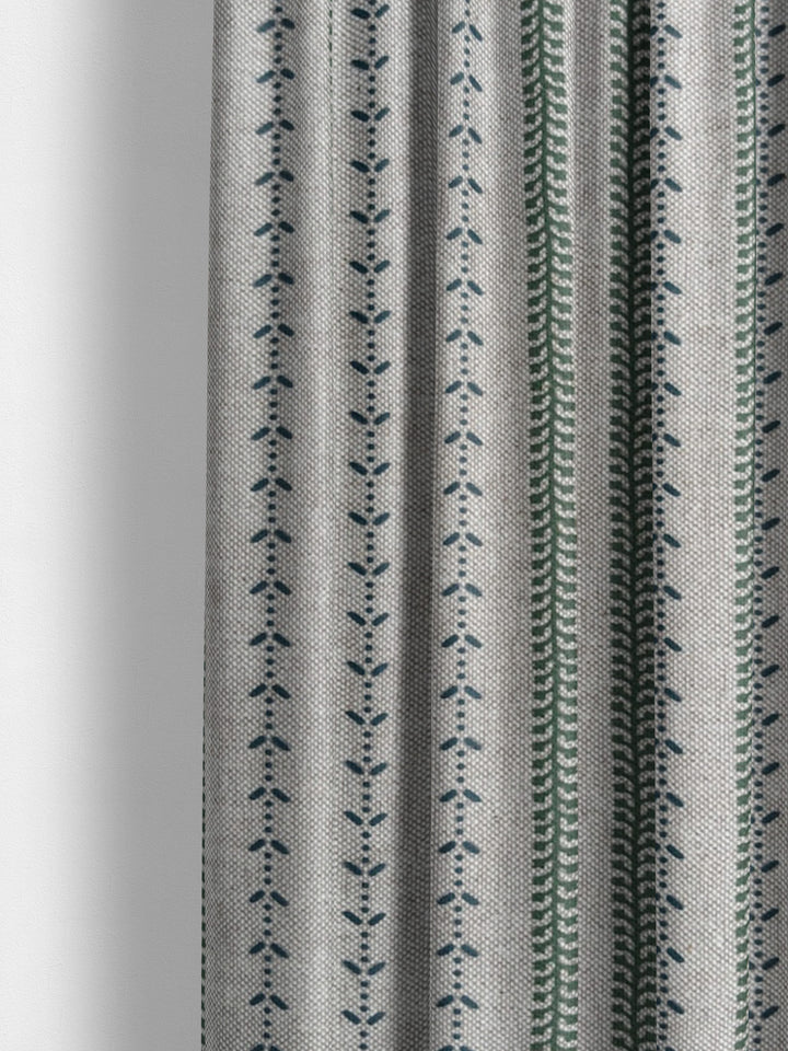 Selby Linen - Sage / Navy