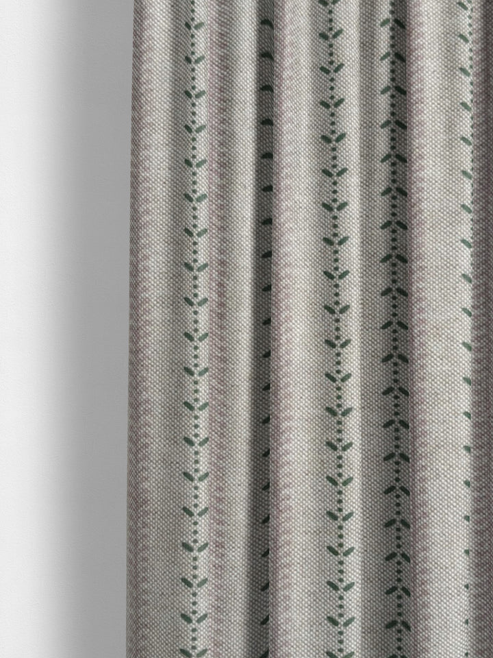 Selby Linen - Soft Pink / Green