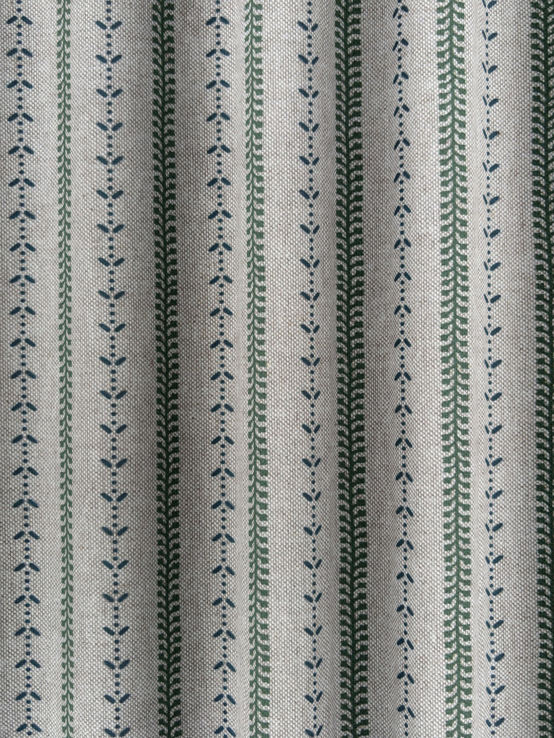 Selby Linen - Sage / Navy