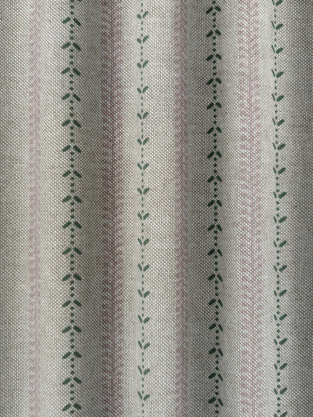 Selby Linen - Soft Pink / Green