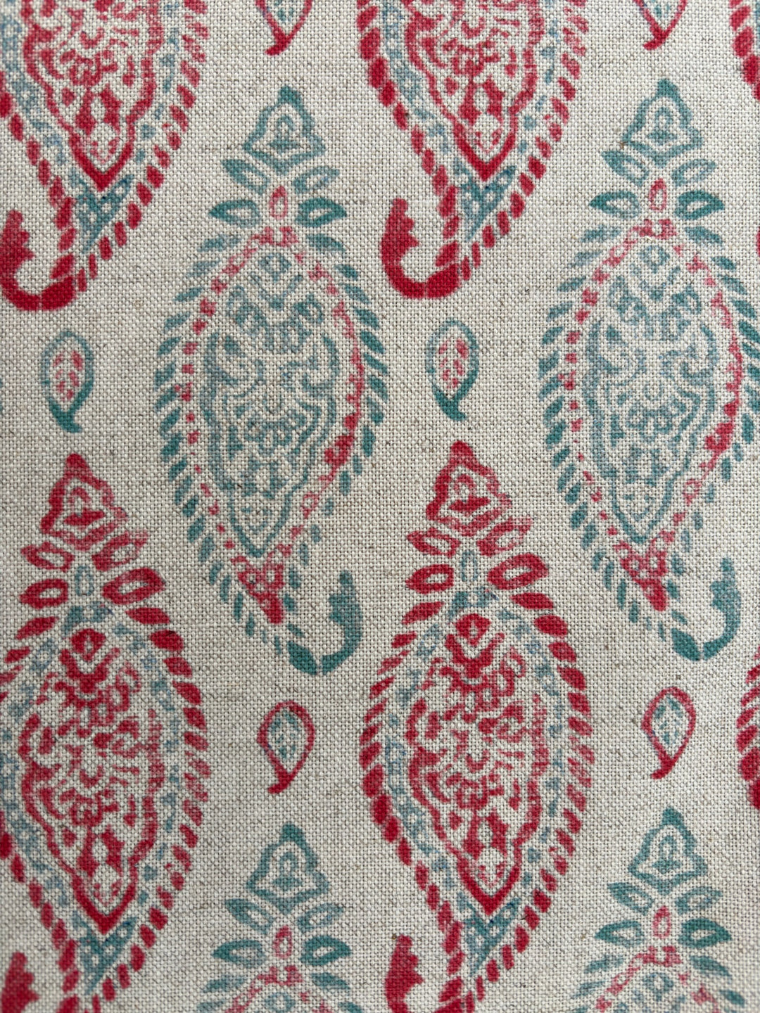 Taj - Teal / Red
