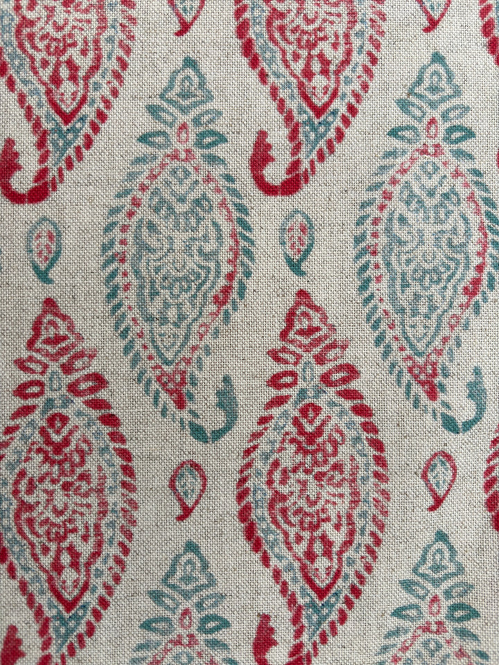 Taj - Teal / Red