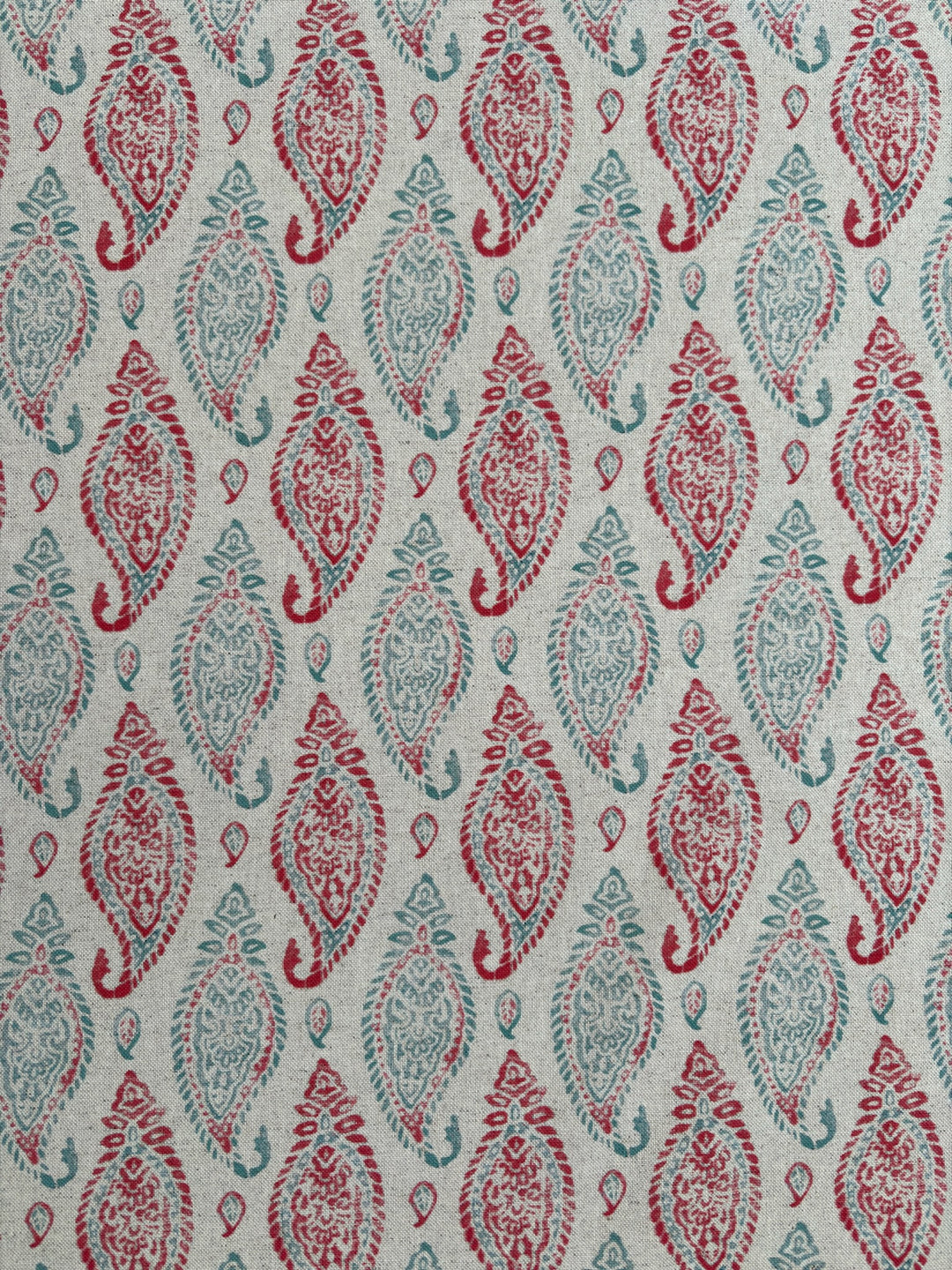 Taj - Teal / Red