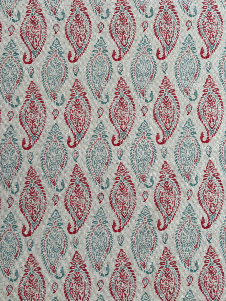 Taj - Teal / Red