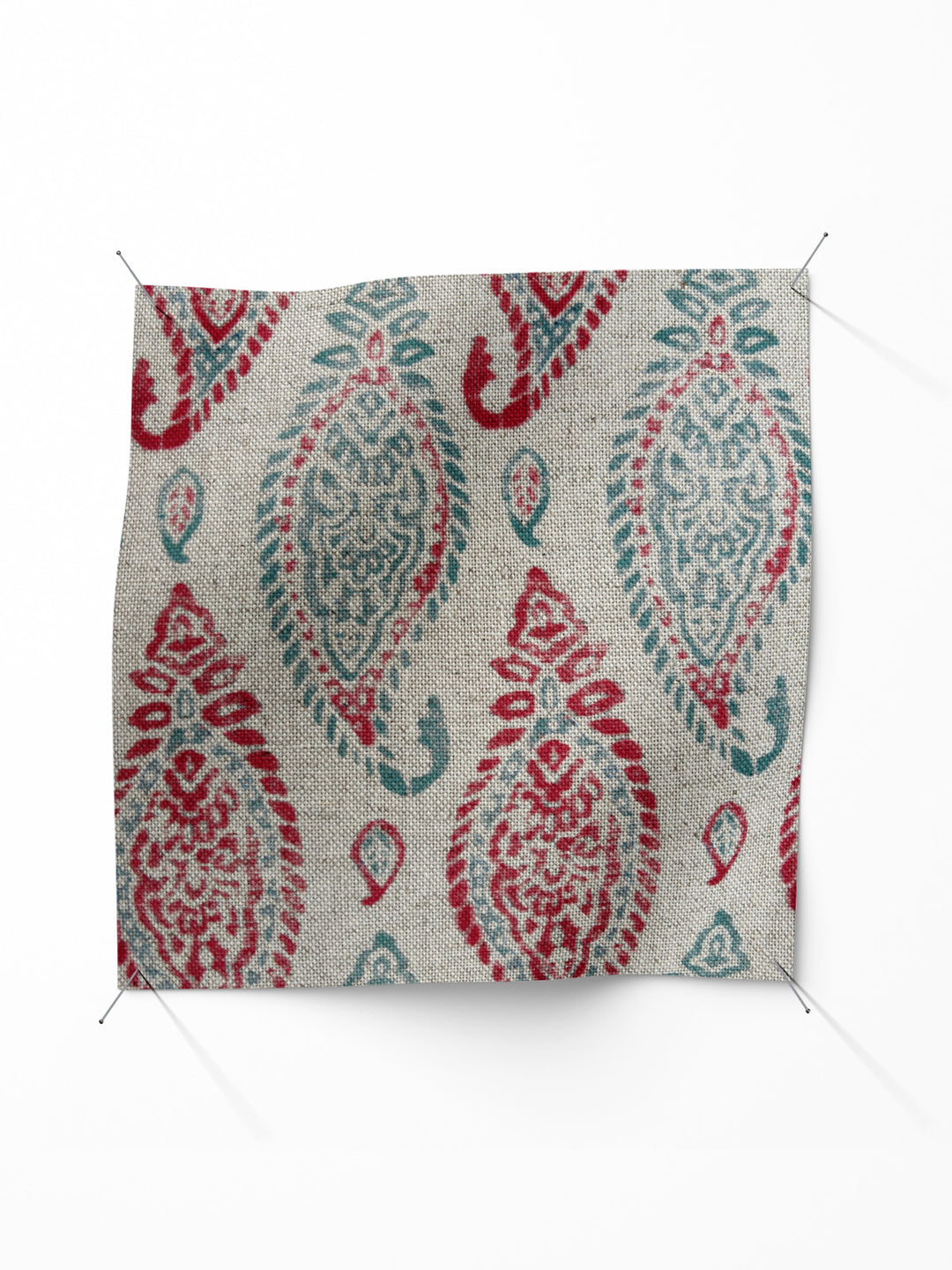 Taj - Teal / Red
