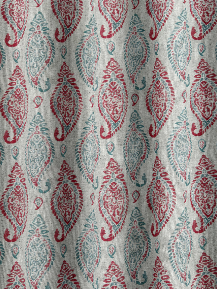 Taj - Teal / Red