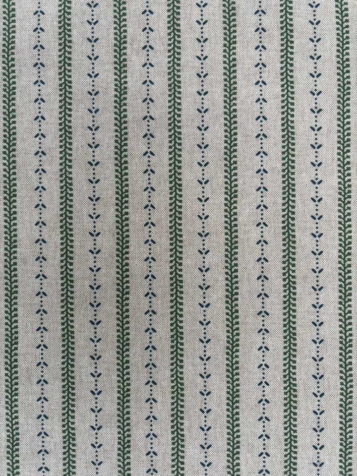 Selby Linen - Sage / Navy