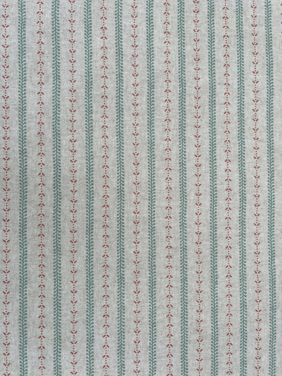 Selby Linen - Coral / Eau de Nil