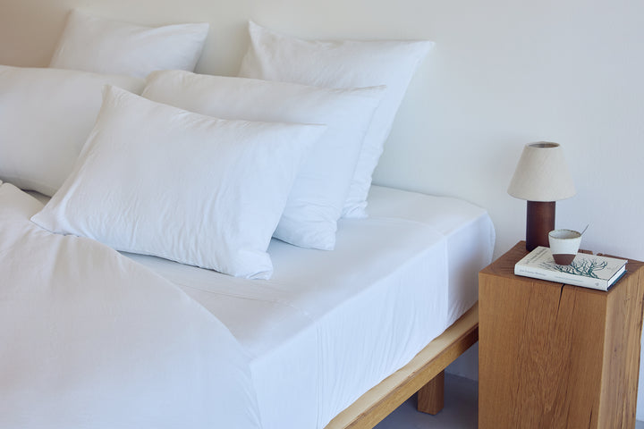 Tavira Washed Cotton Flat Sheet
