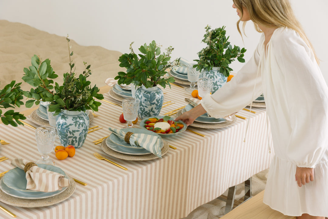 Barra Table Cloth - Beige