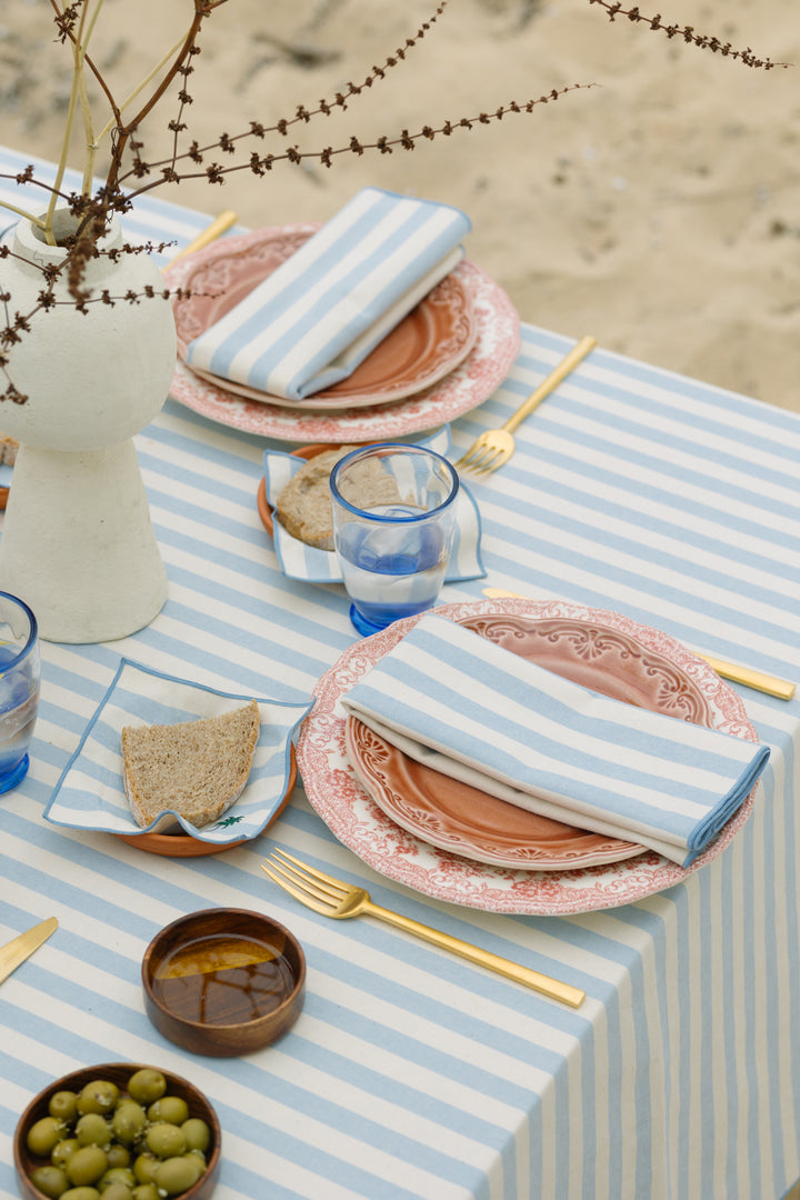 Barra Table Cloth - Sky Blue