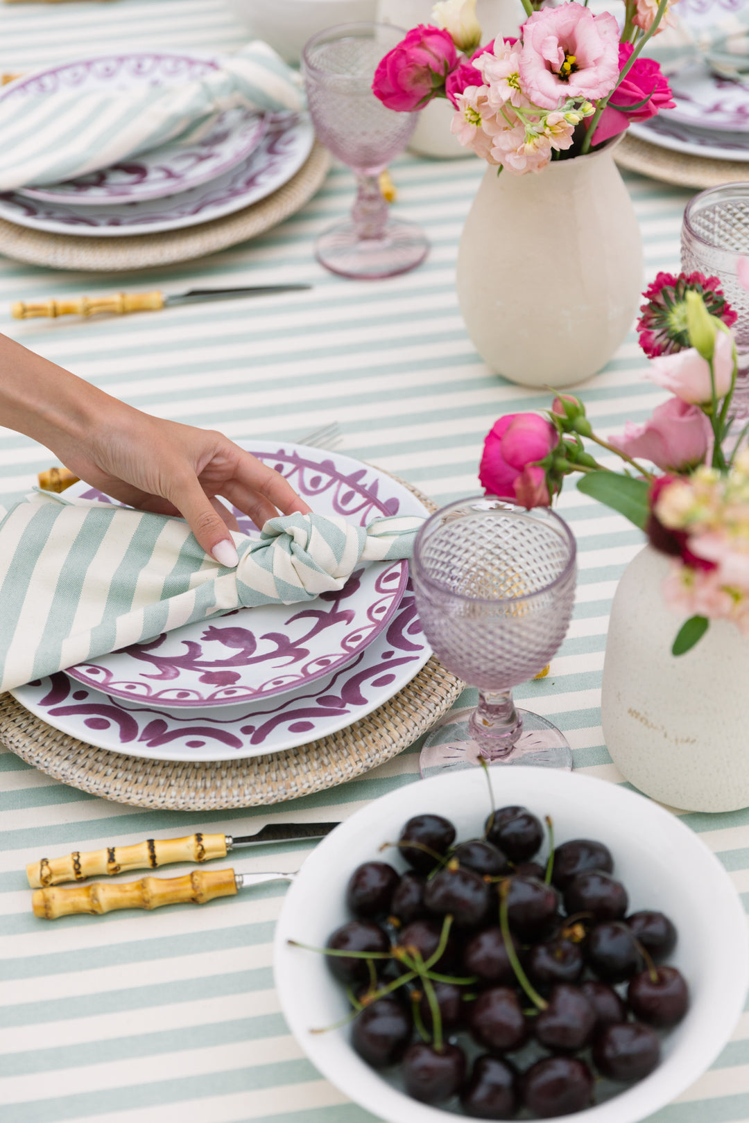 Barra Table Cloth - Green