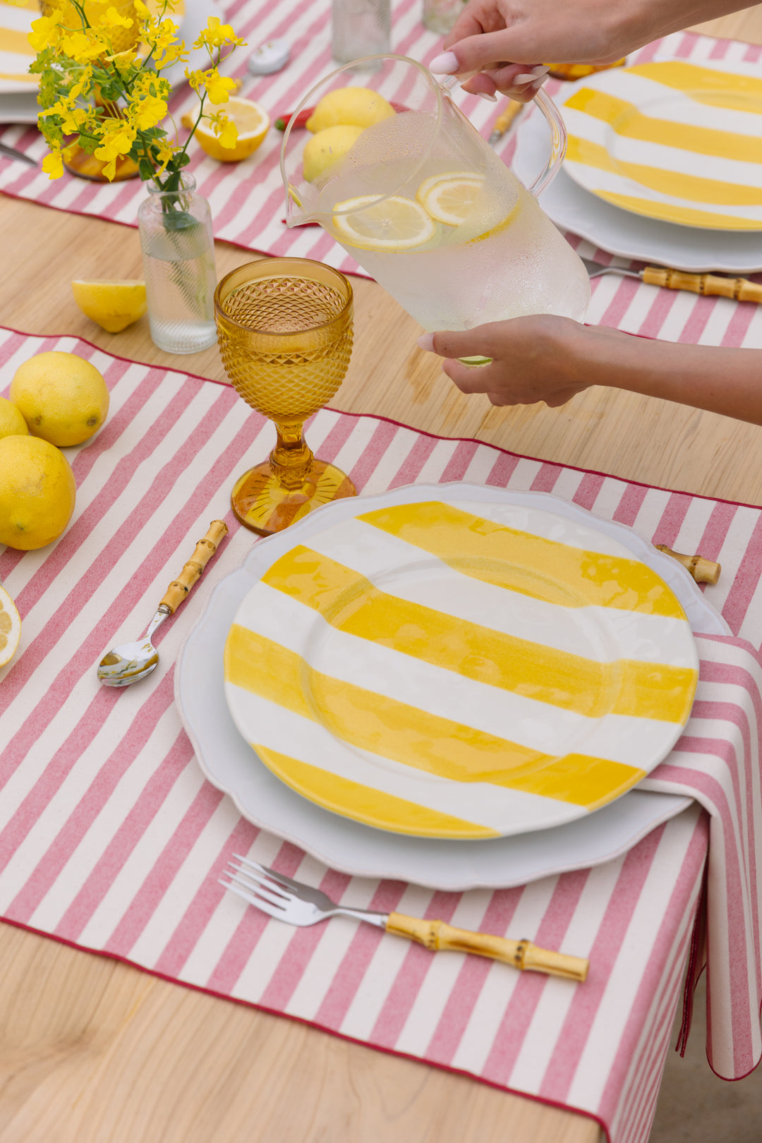 Barra Table Cloth - Red