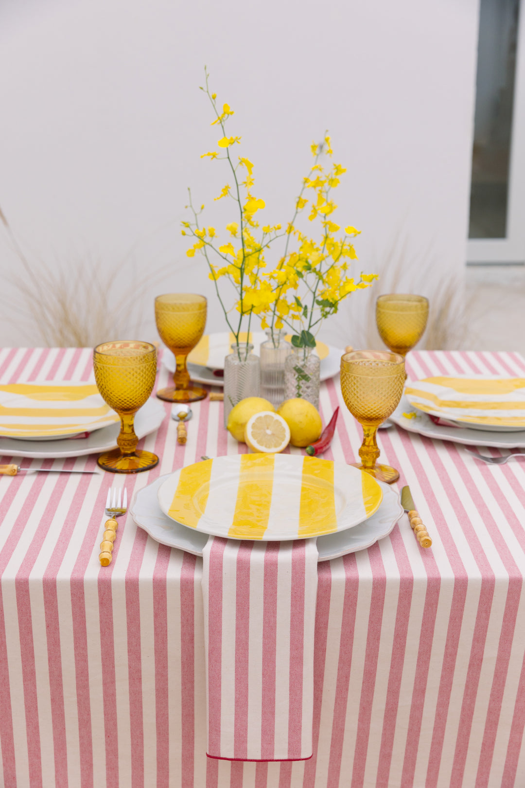 Barra Table Cloth - Red