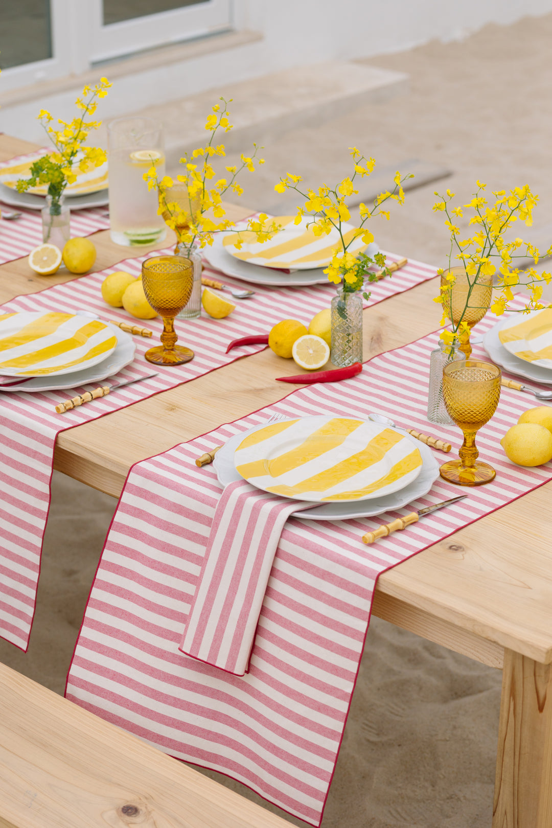 Barra Table Cloth - Red